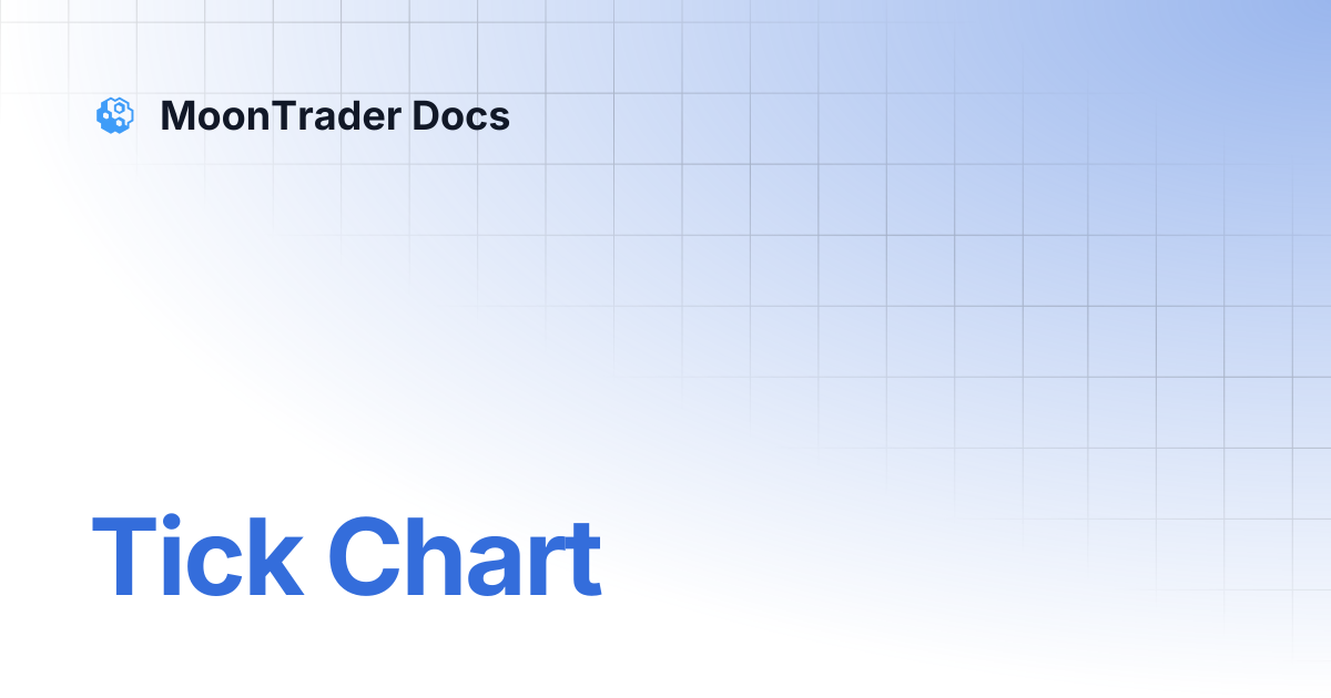 Tick Chart | MoonTrader Docs